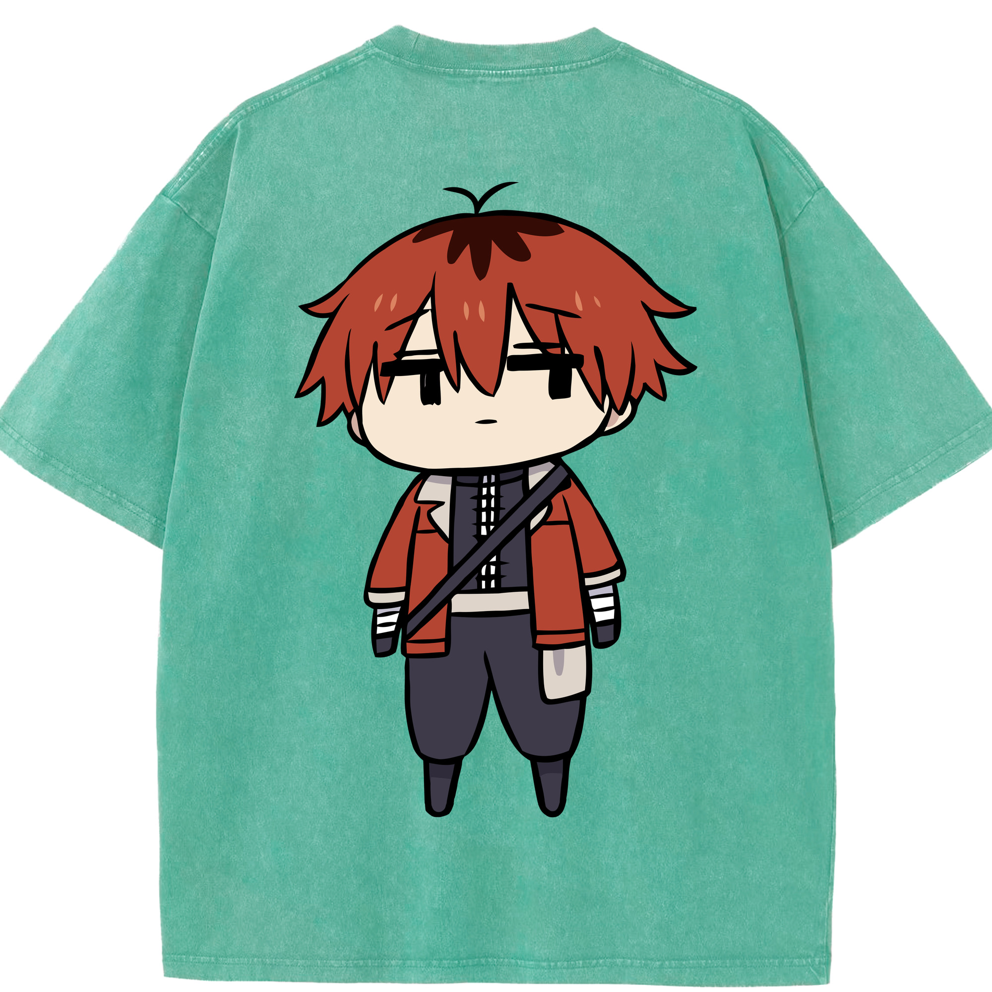 （画像用） 葬送のフリーレン Frieren 綿100% ヴィンテージ風 半袖Tシャツ（背面プリント）